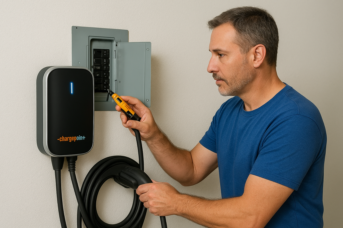 ChargePoint Home Charger Manual: Setup And Install Steps