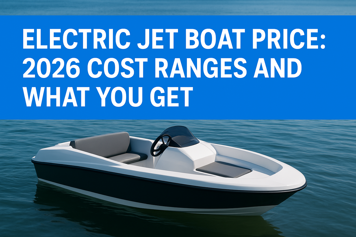 Electric Jet Boat Price: 2026 Cost Ranges and What You Get