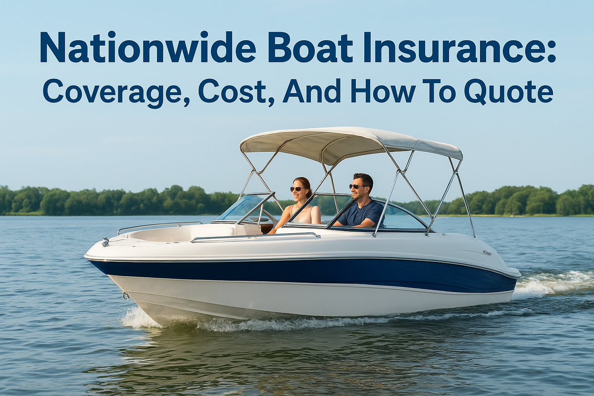 Nationwide Boat Insurance: Coverage, Cost, And How To Quote