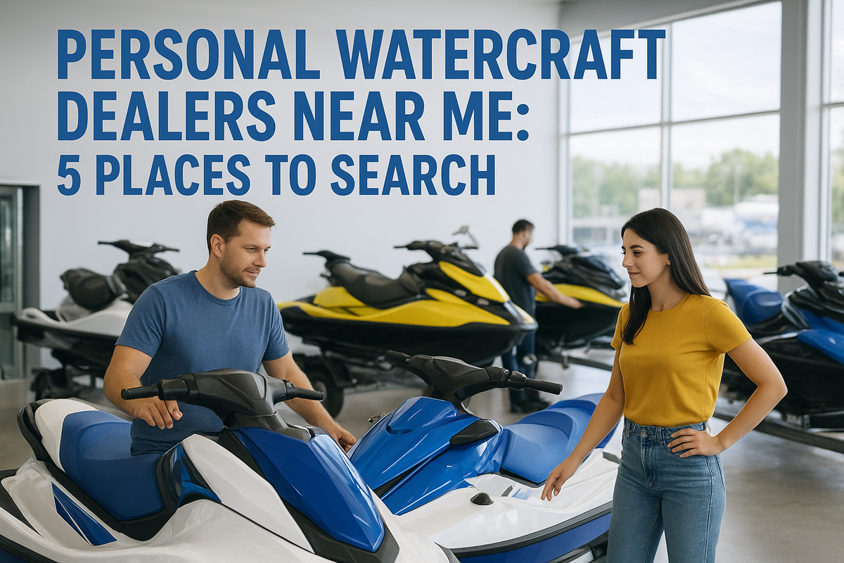 Personal Watercraft Dealers Near Me: 5 Places To Search