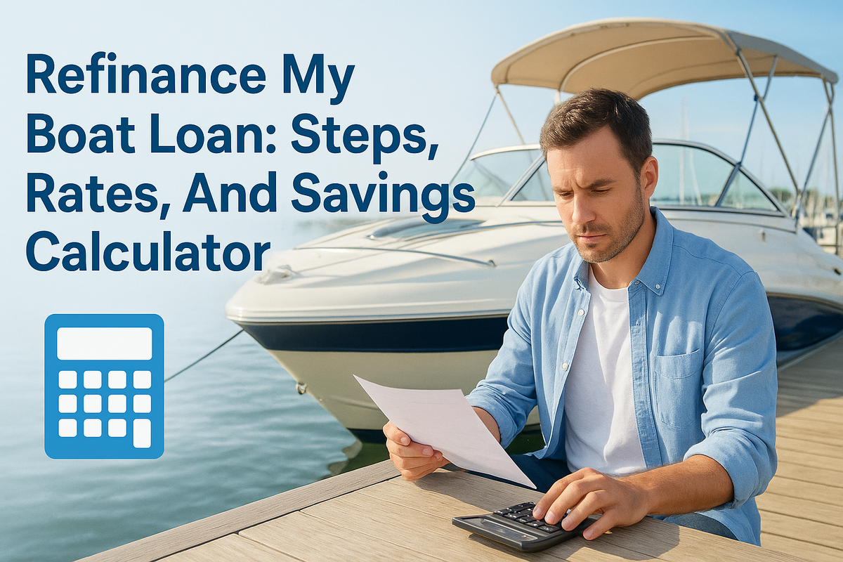 Refinance My Boat Loan: Steps, Rates, And Savings Calculator